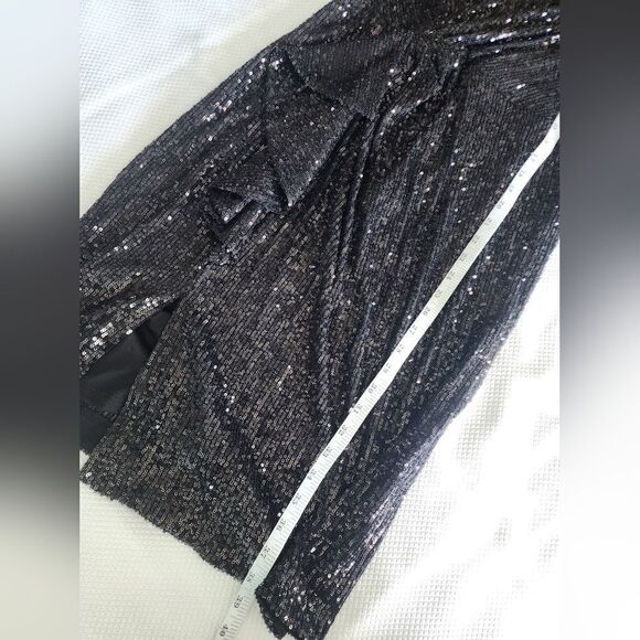 Eliza J sequin faux wrap dress festive new without tags - Picture 8 of 12